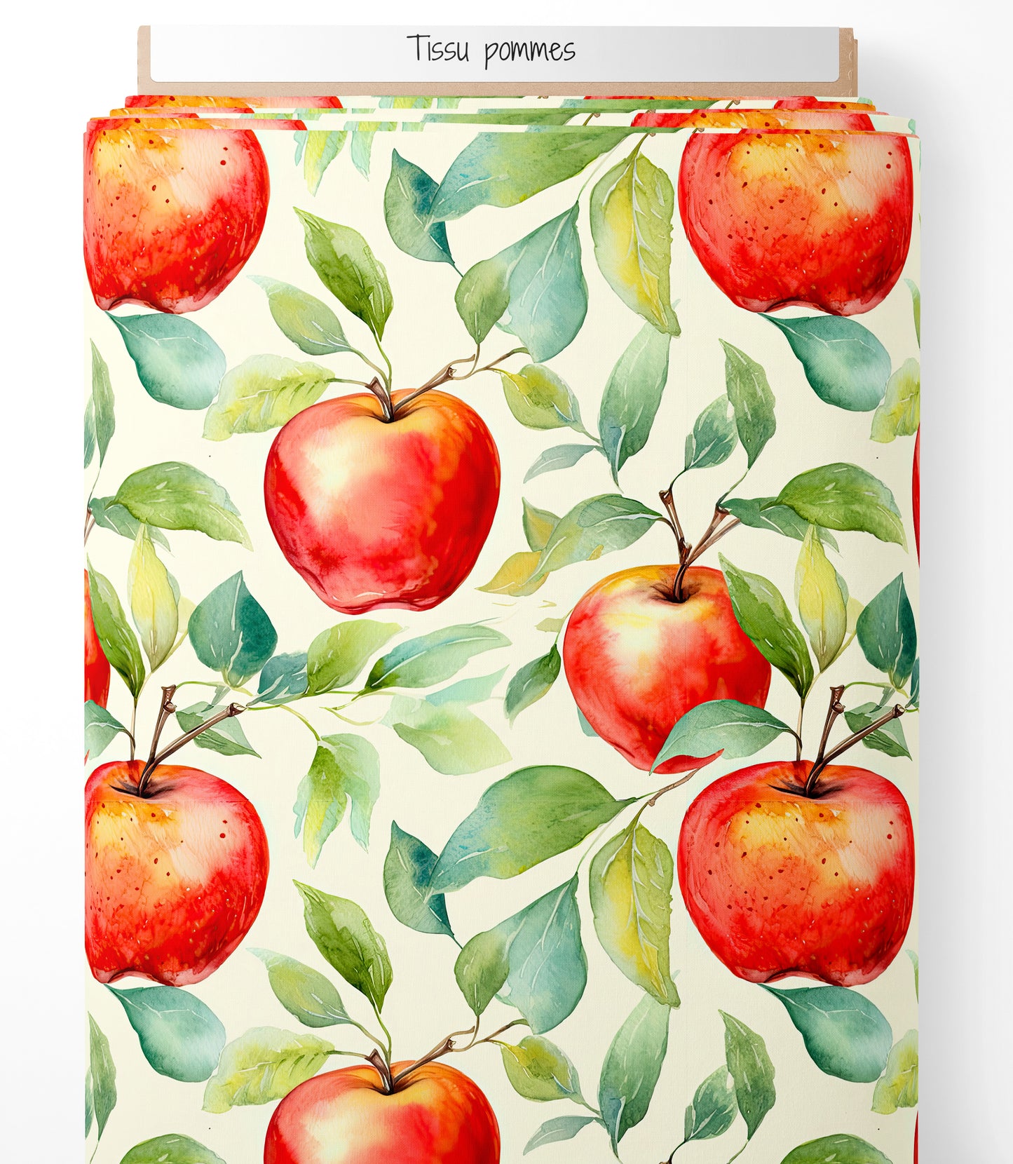 Tissu - Pommes